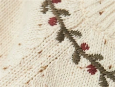 Lil Atelier turtledove gran strik pullover